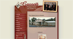 Desktop Screenshot of gassettfuneralhome.net